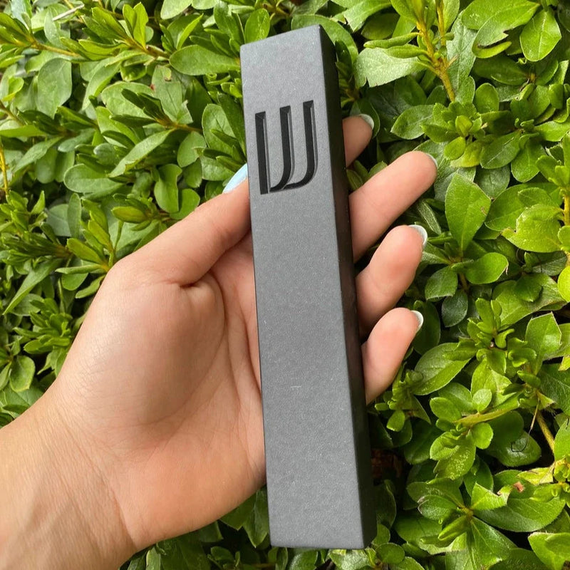 Concrete Shin Engraved Mezuzah