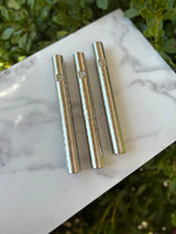 Brass Hammered Mezuzah