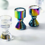 Iridescent Tealight Holders