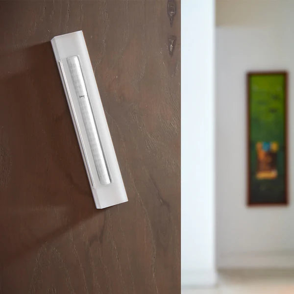 Mezuzah Large White