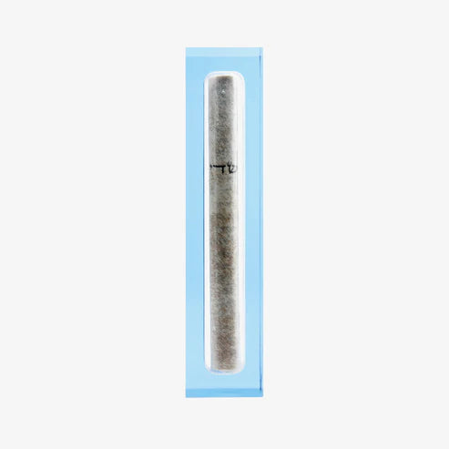 Mezuzah Small Baby Blue