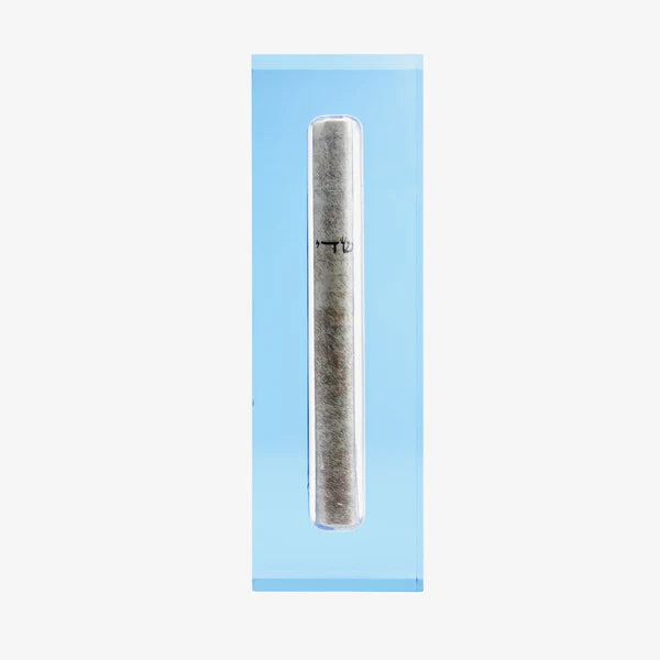 Mezuzah Medium Baby Blue