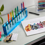 Oil Menorah Blue