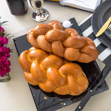 Solid Challah Board Black