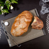 Solid Challah Board Gray