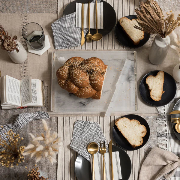 Solid Challah Board Marble