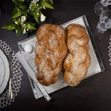 Solid Challah Board Silver