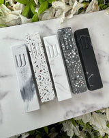 White Marble Stone Mezuzah