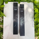 Absolute Black Marble Mezuzah