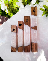 Resin-Wood Mezuzah