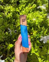 Resin-Wood Mezuzah