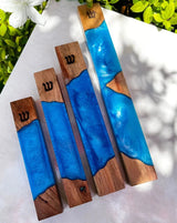 Resin-Wood Mezuzah