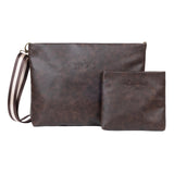 Kinor David brown Talit and Tefillin Bags