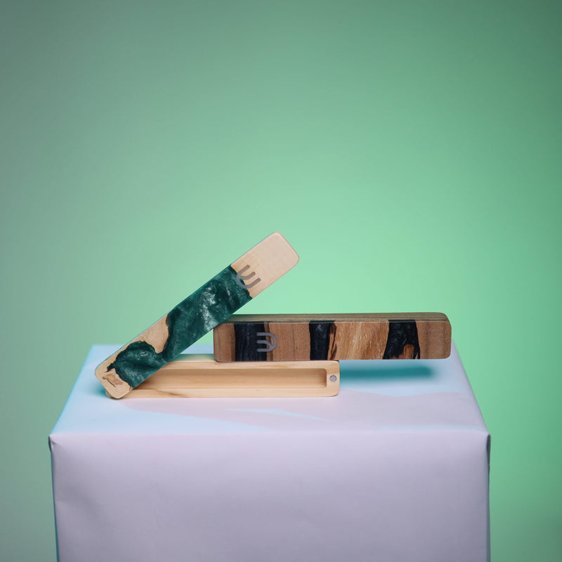 Green Wood Mezuzah