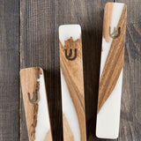 Cream Wood Mezuzah