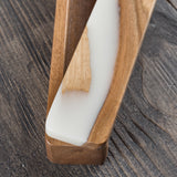 Cream Wood Mezuzah