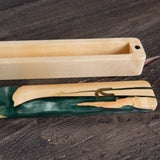 Green Wood Mezuzah