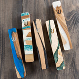 SeaFoam Wood Mezuzah