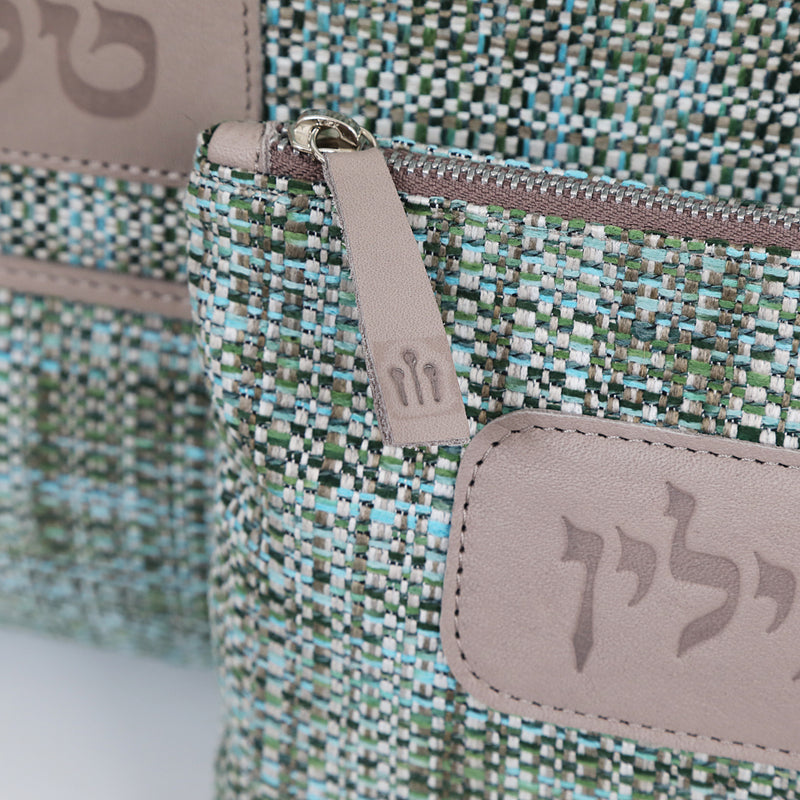 Kinor David Herringbone Talit and Tefillin Bags