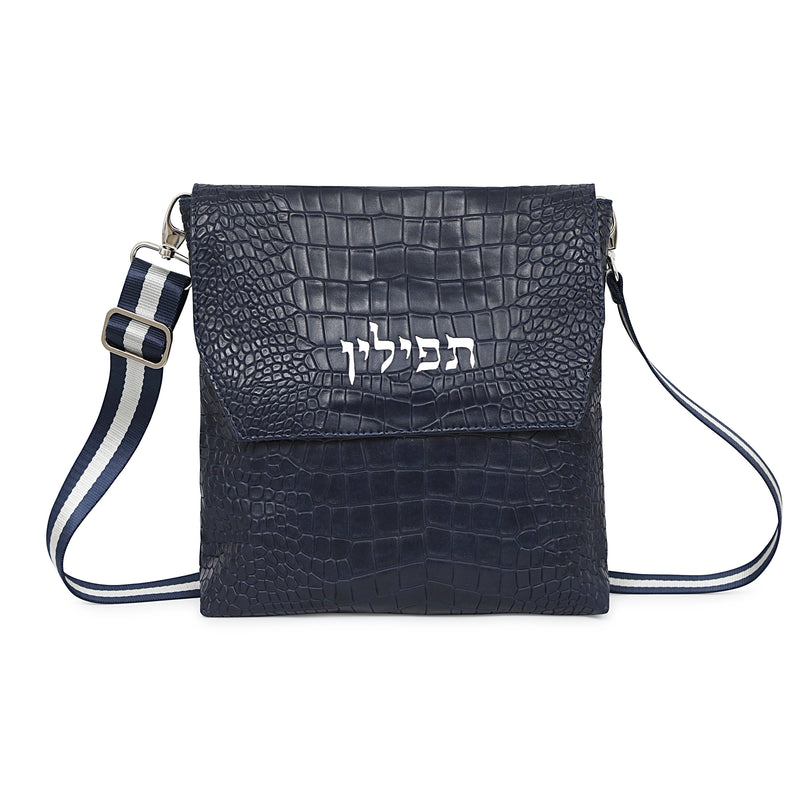 King David Crocodile Tefillin Bag