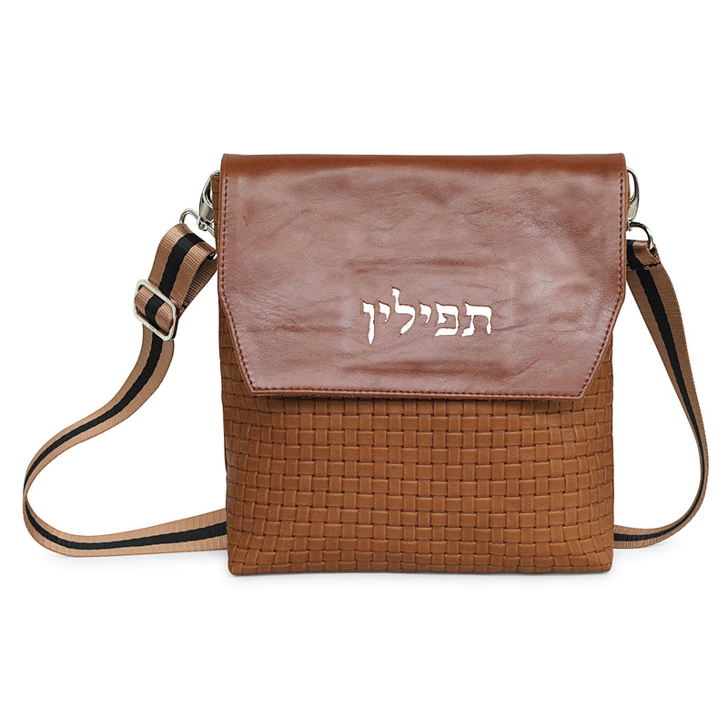 King David Braided Tefillin Bag