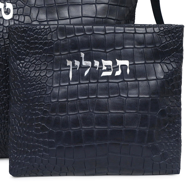 Kinor David Croco Talit and Tefillin Bags