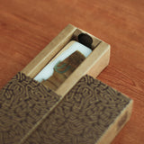 Cream Wood Mezuzah