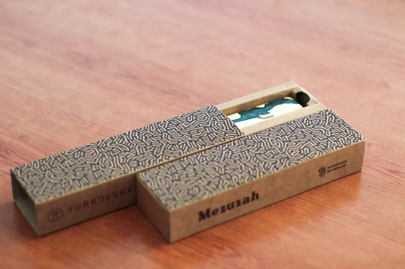 Green Wood Mezuzah