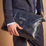 Magen David Leather Talit and Tefillin Bags