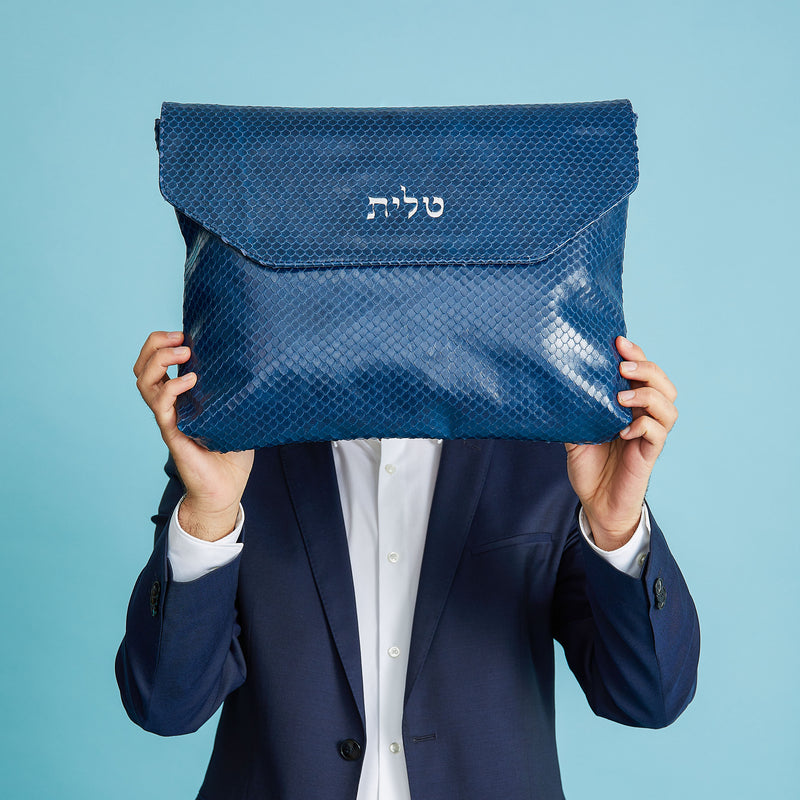 Snake Leather Talit and Tefillin Bags